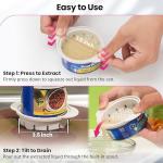 Magnetic Can Opener and Strainer Set