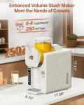 2-in-1 Slush and Ice Cream Maker Machine