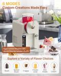 2-in-1 Slush and Ice Cream Maker Machine