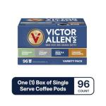 Victor Allen's Coffee Variety Pack, 96 Single Serve Pods