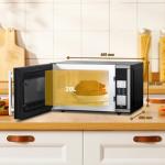 Techomey 0.7 Cu.Ft Compact Microwave 700W