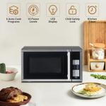 Techomey 0.7 Cu.Ft Compact Microwave 700W
