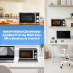 Techomey 0.7 Cu.Ft Compact Microwave 700W