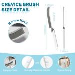 Crevice Cleaning Brush Set for Kitchen & Bathroom