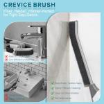 Crevice Cleaning Brush Set for Kitchen & Bathroom