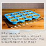 Silicone Muffin and Loaf Pan Set - 3-Pack