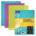 Color-Coded Flexible Cutting Mats Set of 3