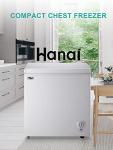 WANAI 5.0 Cu Ft Compact Chest Freezer