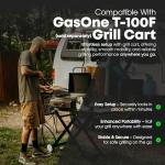 GasOne 2 Burner Flat Top Propane Grill