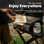 GasOne 2 Burner Flat Top Propane Grill