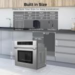 30" Self-Cleaning Electric Wall Oven, 8 Functions