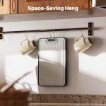 Double-Sided Stainless Steel Cutting Board, 16"×11