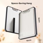 Double-Sided Stainless Steel Cutting Board, 16"×11