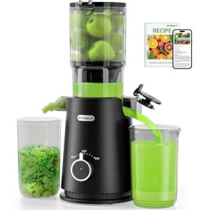 ECOSELF Wide Mouth Cold Press Juicer Machine