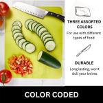 Color-Coded Flexible Cutting Mats Set of 3