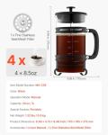 VEVOR 34 Oz French Press Coffee Maker
