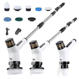 OTraki 11-in-1 Cordless Electric Spin Scrubber