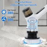 OTraki 11-in-1 Cordless Electric Spin Scrubber