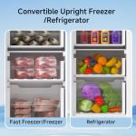 BANGSON 7.0 Cu.ft Convertible Upright Freezer