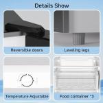 BANGSON 7.0 Cu.ft Convertible Upright Freezer