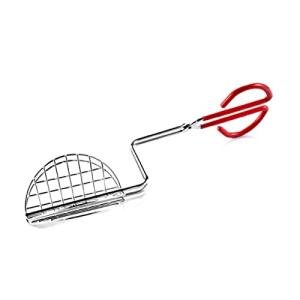 Taco Shell Tongs with Rubber Handle, 13 Inches