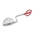 Taco Shell Tongs with Rubber Handle, 13 Inches