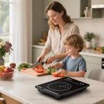 Saitravexia 1200W Portable Induction Cooktop Burner