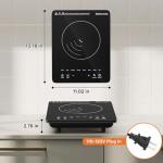 Saitravexia 1200W Portable Induction Cooktop Burner