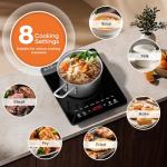 Saitravexia 1200W Portable Induction Cooktop Burner