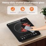 Saitravexia 1200W Portable Induction Cooktop Burner