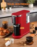 Shardor 3-in-1 K Cup Coffee Maker, Compact Design