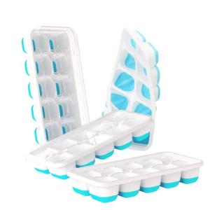 DOQAUS Silicone Ice Cube Trays - 4 Pack
