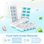 DOQAUS Silicone Ice Cube Trays - 4 Pack