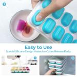 DOQAUS Silicone Ice Cube Trays - 4 Pack
