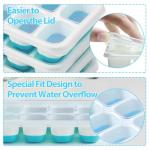 DOQAUS Silicone Ice Cube Trays - 4 Pack
