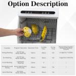 Portable Countertop Mini Dishwasher with Air-Dry Function