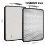 LOZOVIN Large Stainless Steel Double-Sided Cutting Board