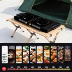 Kikihuose 1800W Double Induction Cooktop with Timer