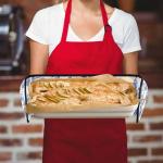 Blue Floral Double Oven Mitts - Heat Resistant