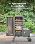 VEVOR Heavy-Duty Charcoal Offset Smoker with Grates