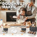 Mini Donut Maker - Non-Stick Electric Machine