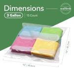 Seal Fresh 3 Gallon Jumbo Zipper Storage Bags