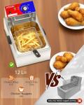 12L Electric Commercial Deep Fryer with Basket