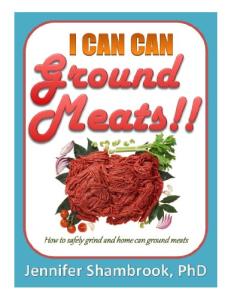 Grind and Can Meats for Your Pantry
