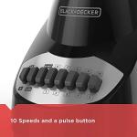 BLACK+DECKER 10-Speed Blender with Glass Jar