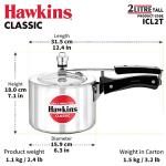 Hawkins Classic 2L Aluminum Pressure Cooker