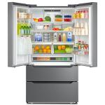 Stainless Steel French Door Refrigerator with Ice Maker