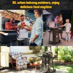 EliteFyre Volteq Portable Electric Grill with Cart