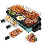 TeqHome 1500W Smokeless Indoor Grill & Raclette