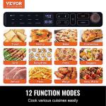 VEVOR 12-in-1 Air Fryer Toaster Oven Combo